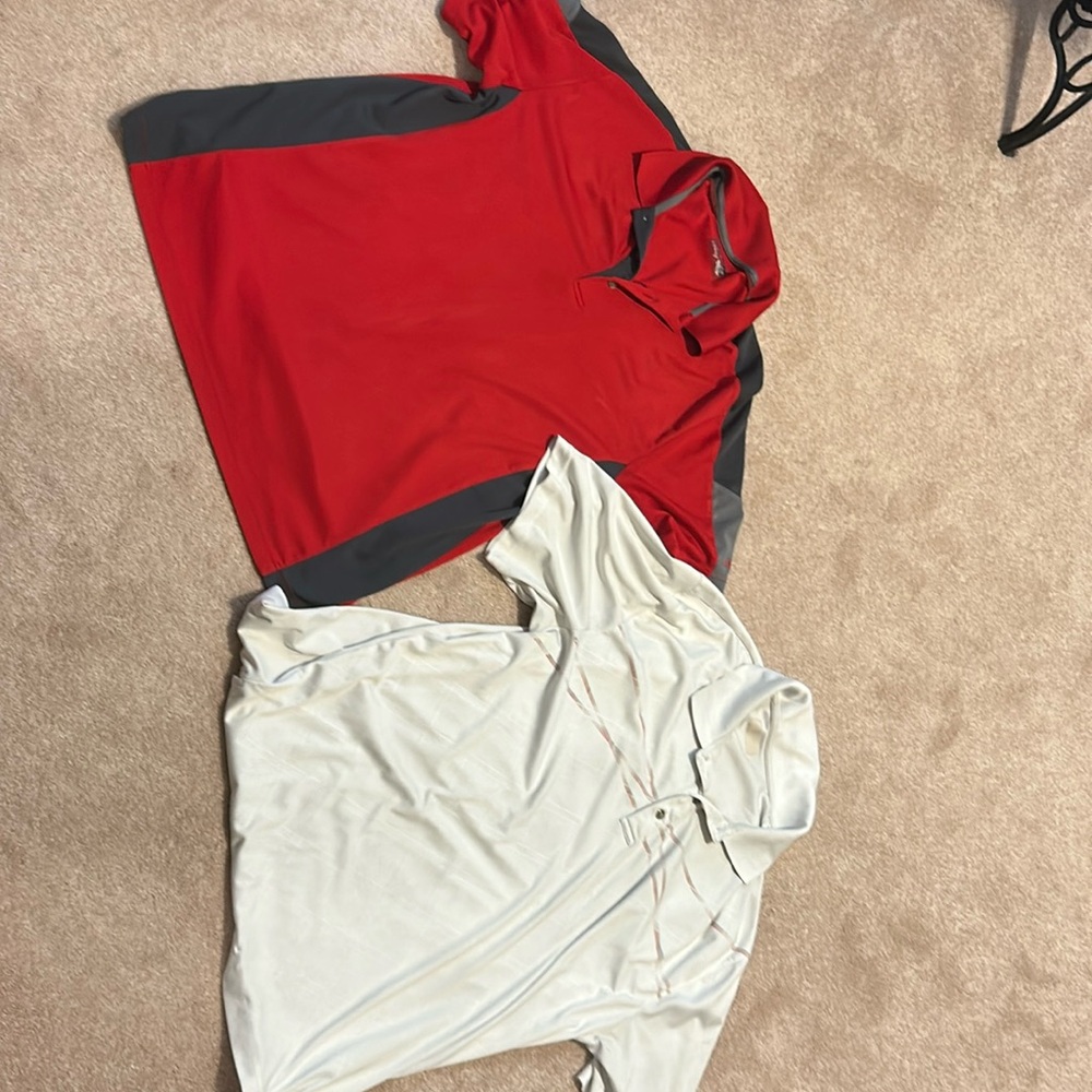 2 men’s golf shirts